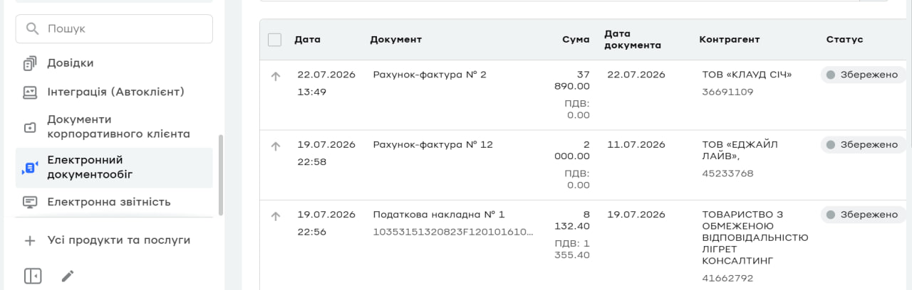 Приват Інвойсинг